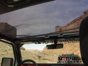 Jeep Gladiator JT Eclipse Sun Shade - Front - Black